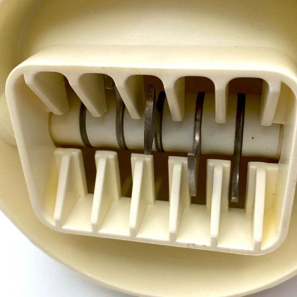 Vintage IKEA Of Sweden Groggy White Manual Hand-Crank Ice Crusher Counter Top